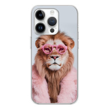 Чехол с принтом стильные животные для Хуавей Хонор Х7д – Лев в очках