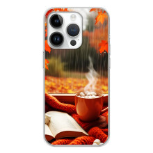 Чохол з унікальним дизайном 'Осінь з кавою' для Huawei Honor X7d – Кава і дощ