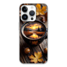 Чохол з унікальним дизайном 'Осінь з кавою' для Huawei Honor X7d – Темна кава