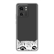 Чехол на Huilewei Honor X8 5G с Котами (VPrint) (Выглядывает кот)