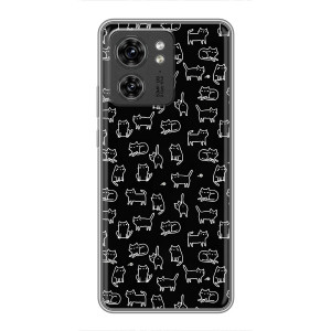 Чохол на тематику: Коти для Huawei Honor X8 5G – Котики на чорному