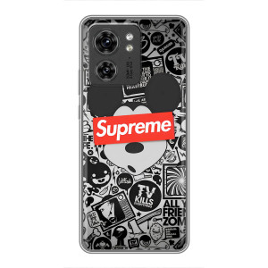 Чехол с Брендами одежды на Хuawei Онор Х8 5Г – Supreme Маус