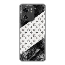 Чехол Стиль Louis Vuitton на Huawei Honor X8 5G (LV на белом)