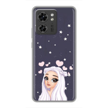Чехол Стильные девушки на Huawei Honor X8 5G (Девушка и сердечки)