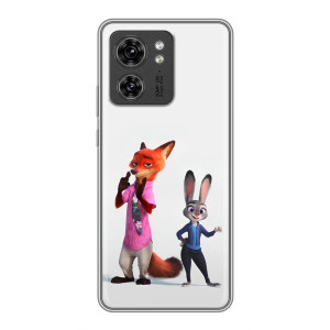 Силіконовий чохол з принтом Зоотрополіс для Huawei Honor X8 5G – Джуді і Нік