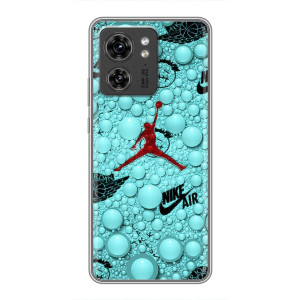 Силиконовый Чехол Nike Air Jordan на Хuawei Онор Х8 5Г (Джордан Найк)
