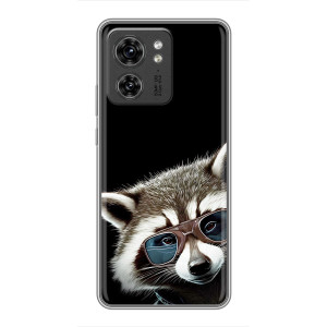 Силиконовый Чехол с Енотами на Huawei Honor X8 5G – Стильный Енот