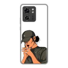 Силиконовый Чехол на Huawei Honor X8 5G с картинкой Стильных Девушек (В зеленом)