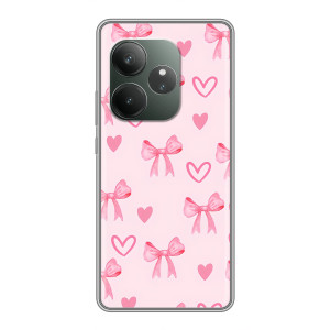 Чехол банты для Huawei Honor X80i – Бантики и сердечки