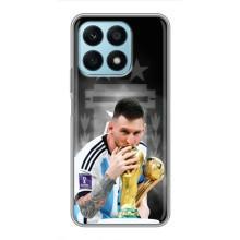 Чехлы для Huawei Honor X8a (Leo чемпион) (AlphaPrint) (Месси Чемпион)