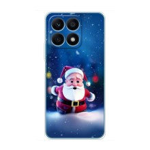 Чехлы на Новый Год Huawei Honor X8a – Маленький Дед Мороз