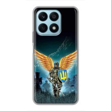 Чехлы с картинкой ЗСУ для Huawei Honor X8a (AlphaPrint) (Солдат ЗСУ)