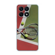 Чехлы с принтом Спортивная тематика для Huawei Honor X8a – Ракетки теннис