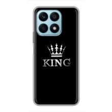 Чохол (Корона на чорному фоні) для Хуавей Хонор X8a (KING)
