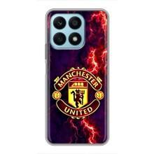 Чохол Манчестер Юнайтед для Huawei Honor Х8а (AlphaPrint) (вогняний Манчестер)