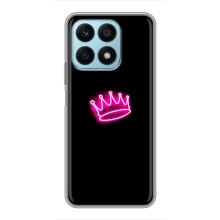 Чохол з Короною Huawei Honor Х8а - (AlphaPrint) (Яскрава корона)
