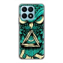 Чохол з пташками на Huawei Honor X8a (VPrint) (Сова з оком)