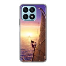 Чехол с мультфильмом Моана Huawei Honor X8a (Моана в море)