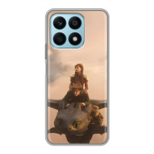 Чехол как приручить дракона на Huawei Honor X8a (Фильм дракон)