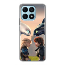 Чехол как приручить дракона на Huawei Honor X8a (Гикавка и Астрид)