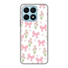 Чохол з бантиками на Huawei Honor Х8а – Банти і квіти