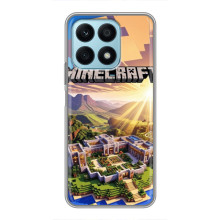 Чехол с картинками Майнкрафт для Хуавей Хонор х8а – Minecraft