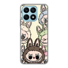 Чехол с Лабубу на Huawei Honor X8a – Коллаж Лабубу