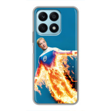 Чехол с принтом Фантастическая четверка для Huawei Honor X8a – Человек-Факел