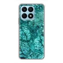 Мраморний чехол на Huawei Honor X8a (VPrint) (Зелений мрамор)