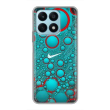 Силиконовый Чехол на Huawei Honor X8a с картинкой Nike (Найк зеленый)