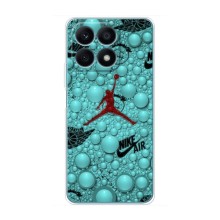 Силиконовый Чехол Nike Air Jordan на Хуавей Хонор X8a – Джордан Найк