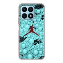 Силиконовый Чехол Nike Air Jordan на Хуавей Хонор X8a – Джордан Найк