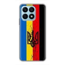 Украинские Чехлы для Huawei Honor X8a с картинкой УПА (AlphaPrint) (Прапор УПА)