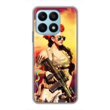 ЗСУ Чехлы (TPU) для Huawei Honor X8a (Женщина солдат)