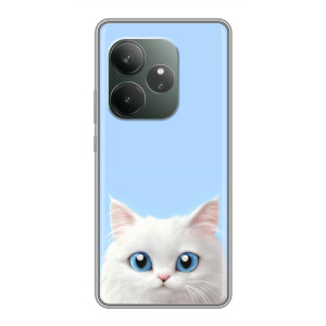 Чехол на тематику: Коты для Huawei Honor X8d – Белый кот