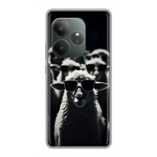 Чехол с принтом стильные животные для 
ХUAWEI Понор Х8д 
 – Овечка в очках