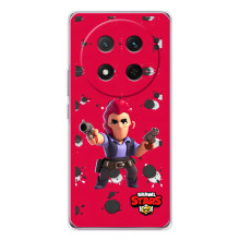 Бампер (ТПУ) с принтом Brawl Stars на Хuawei Понор Х9с – Кольт на красном