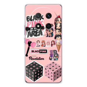 Чохли з картинкою для Huawei Honor X9c – BLACK PINK колаж