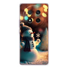 Чехлы на Новый Год Huawei Honor X9c (Снеговик праздничный)