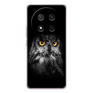 Чохли з принтом СОВИ для Huawei Honor X9c – Сова на чорному