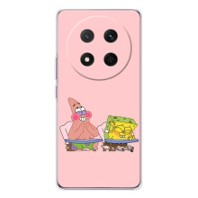 Чехол Губка Боб для Хонор X9с (За партой)