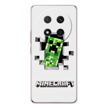 Чехол Майнкрафт на Huawei Honor X9c (AlphaPrint) Minecraft – крипер Майнкрафт