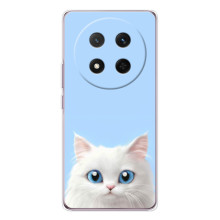 Чехол на тематику: Коты для Huawei Honor X9c – Белый кот