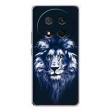 Чехол с картинкой на Huawei Honor X9c (Лев - синий)