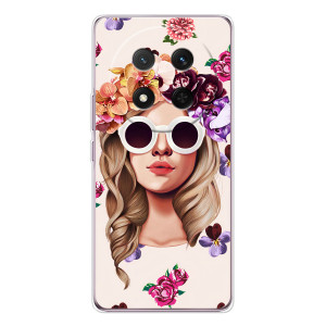 Чехол с картинкой Модные Девчонки Huawei Honor X9c – Девушка в очках
