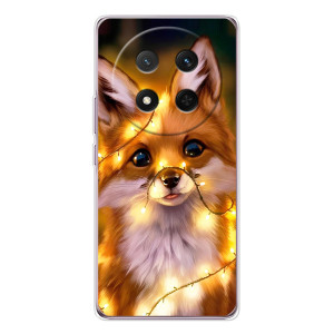 Чехол с Лисичкой для Huawei Honor X9c – Новогодний лисенок