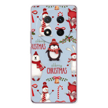 Чехол Санта Клаус для Huawei Honor X9c (Рождественский)