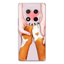 Чехол (ТПУ) Милые собачки для Huawei Honor X9c (Любовь к собакам)