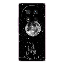 Чехол с рисунком кот на Huawei Honor X9c