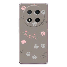 Чехол с рисунком кот на Huawei Honor X9c – Лапы и усы